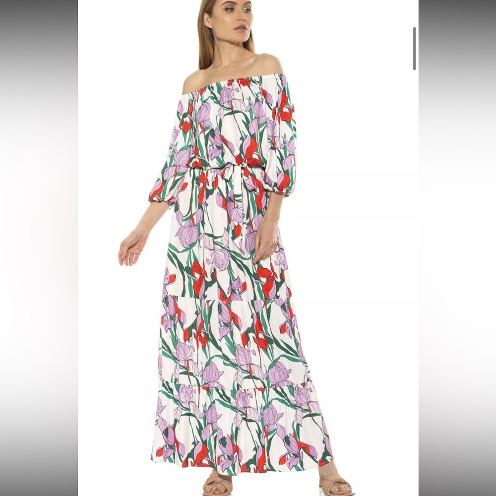 Floral maxi Saks fifth avenue Alecia Admor  Dress